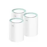 Домашняя Mesh Wi-Fi система AC1200 CUDY M1300(3-Pack) <AC1200 Wi-Fi Gigabit Mesh Solution 2-Pack, Chipset MT7621DA+MT7613B+MT7603, Dual-Band, 867Mbps at 5GHz + 300Mbps at 2.4GHz, 802.11ac/a/b/g/n, 2