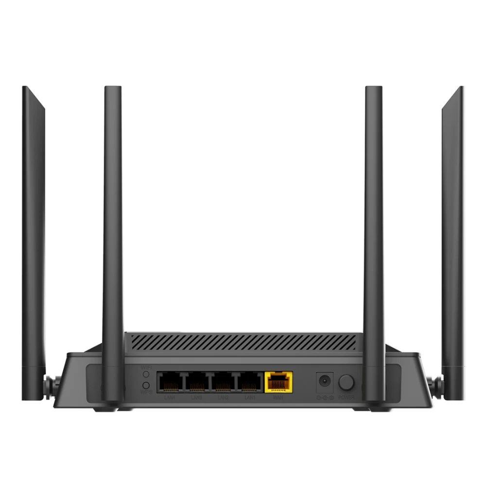 Wireless AC1200 Dual-Band Router with 1 10/100/1000Base-T WAN port and 4 10/100/1000Base-T LAN ports. 802.11b/g/n compatible, 802.11AC up to 866Mbps,1 10/100/1000Base-T WAN port, 4 10/100/1000Base-T