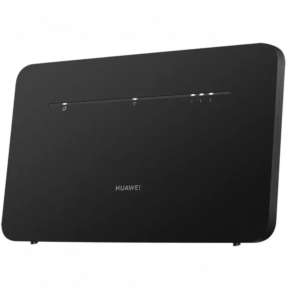 HUAWEI 51060HVA B535-232a Маршрутизатор 4G CPE 3 Wi-Fi 5 AC1300, LTE CAT7 300 Мбит/с, 4FF Nano-SIM card slot, 1* LAN/WAN port GE, 3* LAN ports GE, BLACK