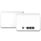 Маршрутизатор, Mercusys, Halo H70X(2-pack), 802.11a/b/g/n/ac/ax, AX1800 Домашняя Mesh Wi-Fi система (2 модуля), 3 порта 10/100/1000T на каждом устройстве (автоопределение WAN/LAN)