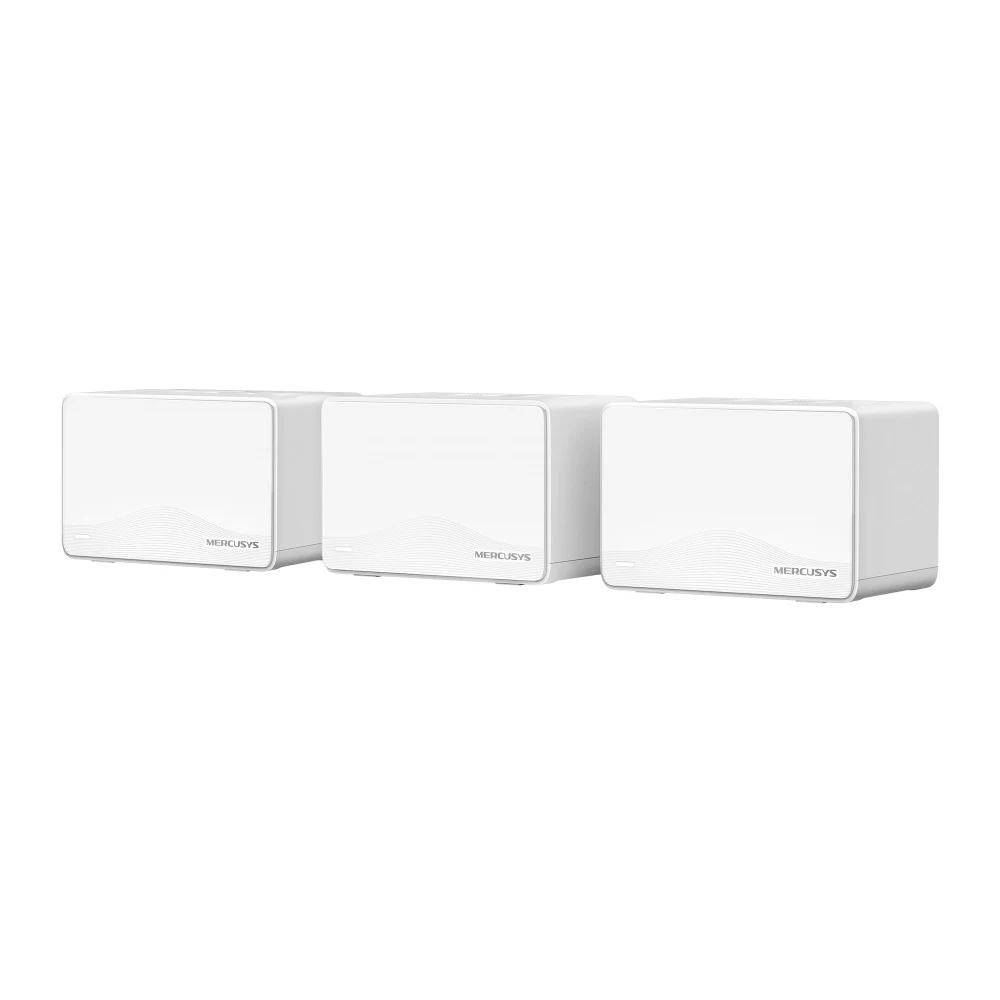 Роутер беспроводной Mercusys Halo H25BE (HALO H25BE(2-PACK)) BE3600 10/100/1000BASE-TX белый (упак.:2шт)