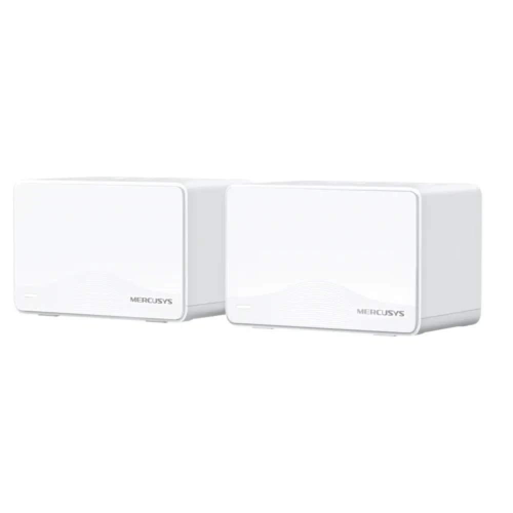 Бесшовный Mesh роутер Mercusys Halo H25BE (HALO H25BE(2-PACK)) BE3600 10/100/1000BASE-TX белый (упак.:2шт)