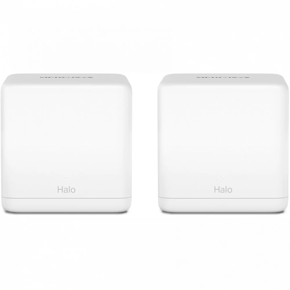 Домашняя Mesh Wi-Fi система GbE AC1300 Mercusys Halo H30G (2-pack) <Бесшовный роуминг, 867 Mbps on 5 GHz, 400 Mbps on 2.4 GHz, 802.11ac/a/b/g/n, 2 GbE порта WAN/LAN (автоопределение), площадь покрыт