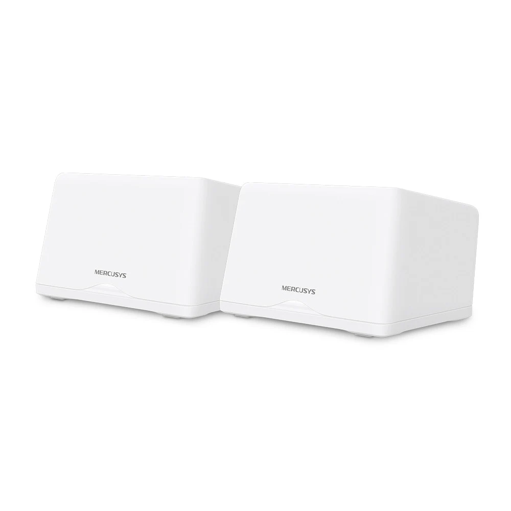 Бесшовный Mesh роутер Mercusys Halo H47BE (HALO H47BE(2-PACK)) BE9300 10/100/1000BASE-TX белый (упак.:2шт)