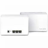 Маршрутизатор, Mercusys, Halo H80X(2-pack), 802.11a/b/g/n/ac/ax, AX3000 Домашняя Mesh Wi-Fi система (2 модуля), 3 порта 10/100/1000T на каждом устройстве (автоопределение WAN/LAN)