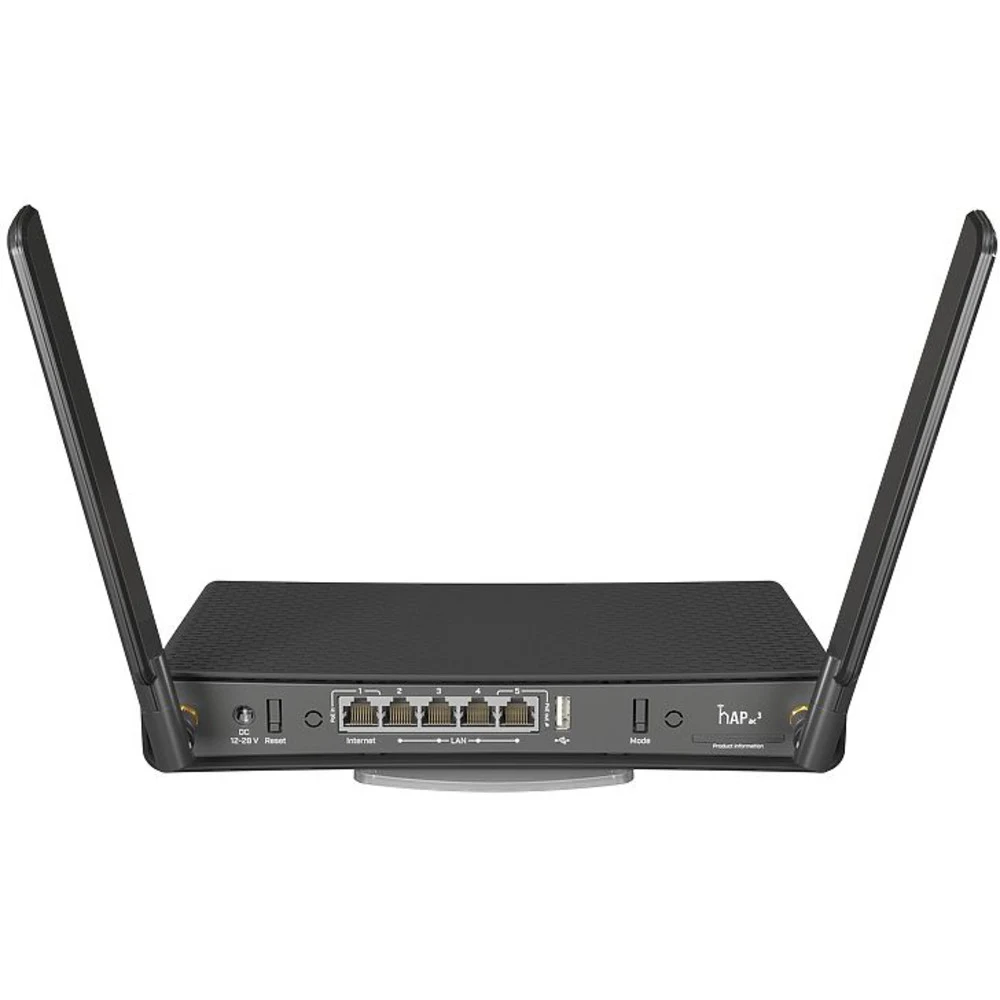 RBD53iG-5HacD2HnD, hAP ac3 with 4-core 716 MHz CPU, 256MB RAM, 5 x Gigabit LAN (PoE-out on port#5), two wireless interfaces (built-in 2.4Ghz 802.11b/g/n two chain, built-in 5Ghz 802.11ac two chain),
