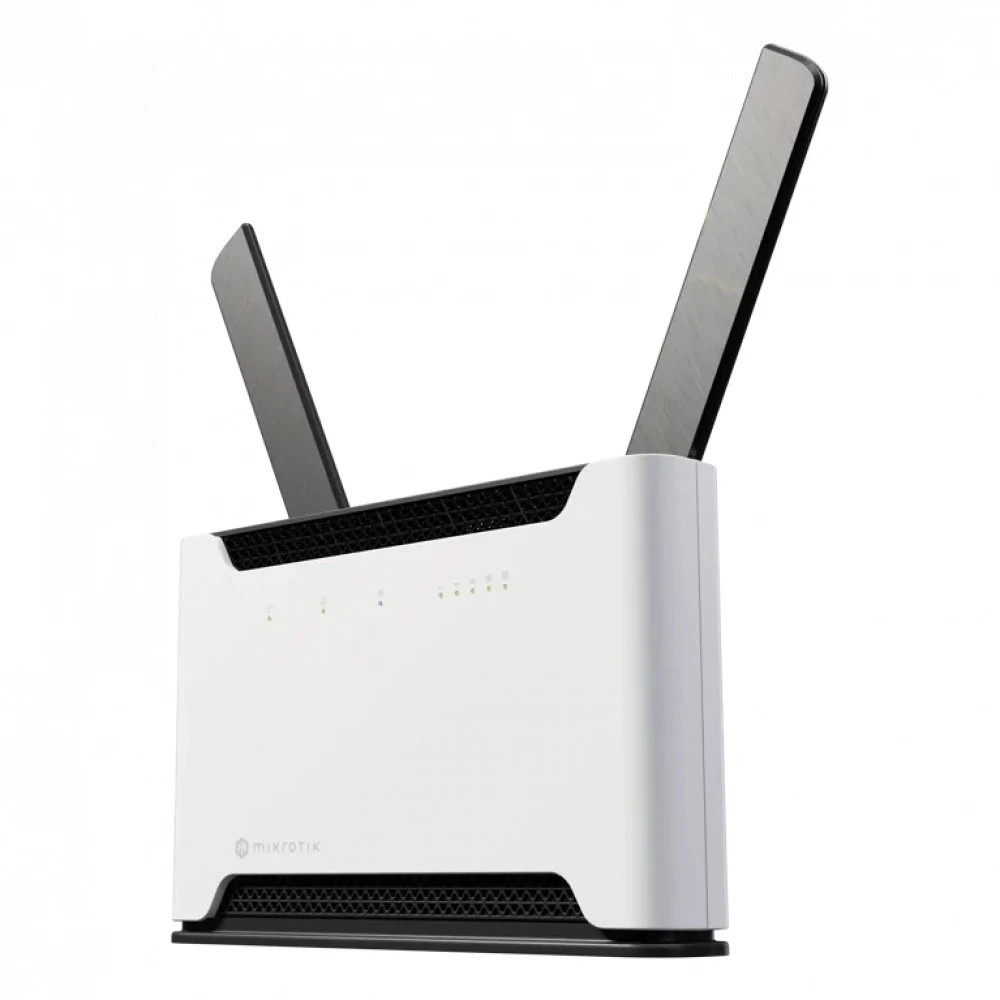 Маршрутизатор, MikroTik, S53UG+5HaxD2HaxD-TC&R11e-LTE7, Chateau LTE7 ax, 4 порта 10/100/1000М, 1 порт 2500М, 2.4/5 GHz, АХ1800, 1 слот Micro SIM, 1 слот USB-A, RouterOS, -40°С до 70 °C