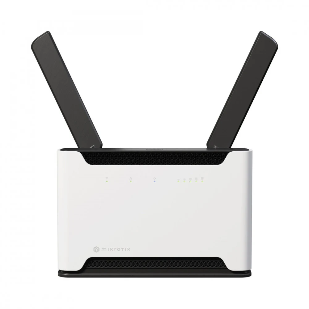 Точка доступа, MikroTik, S53UG+5HaxD2HaxD-TC&RG650E-EU, Chateau 5G R17 ax, RouterOS v7, 802.11a/b/g/n/ax, 2,4 ГГц/5ГГц, AX1800, Wi-Fi 6, 1 Modem (Micro SIM), 4x10/100/1000, 1x2.5G