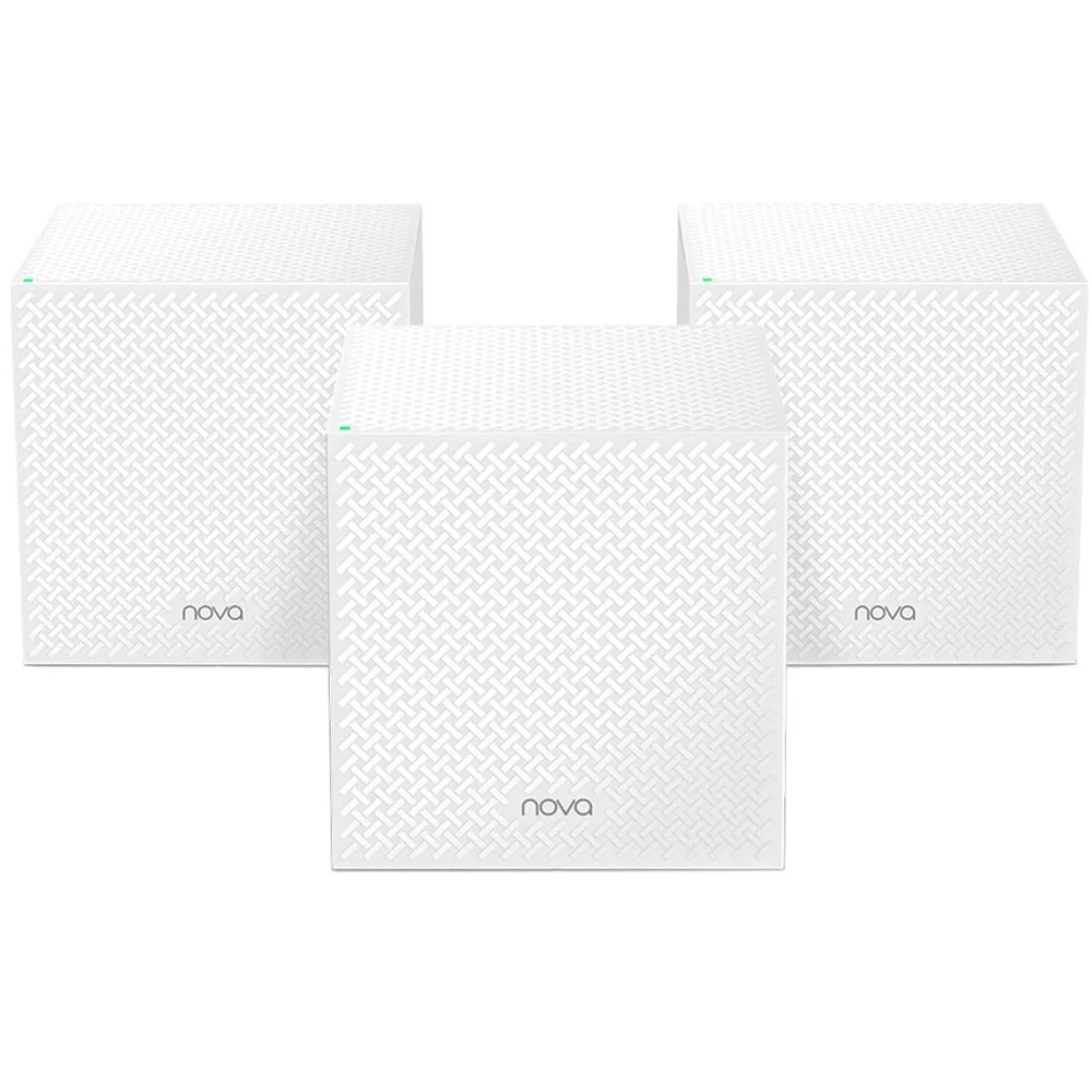 Wireless Mesh System, Tenda Nova MW12-3 (3-pack), WiFi 5 (2100M), (2+1) x 10/100/1000M