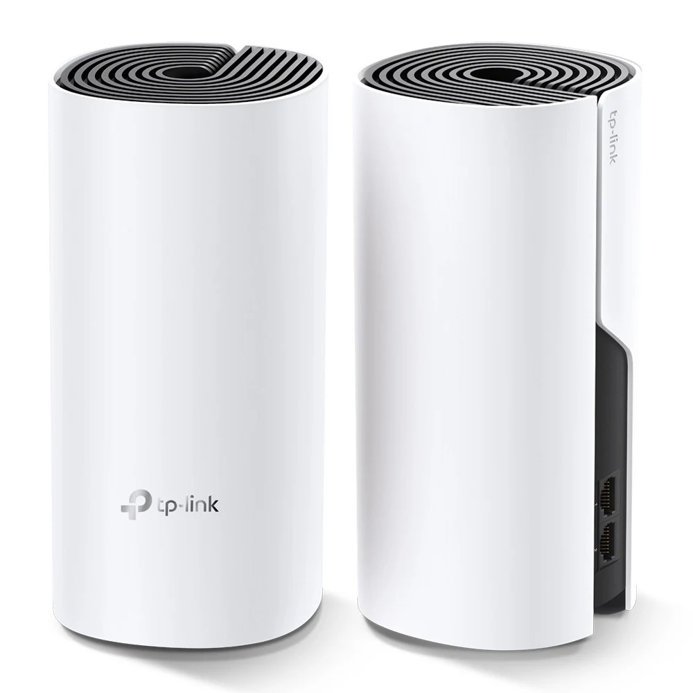 Домашняя Mesh Wi-Fi система TP-LINK Deco M4(2-pack) AC1200, процессор Qualcomm, 867 Мбит/с на 5 ГГц+300 Мбит/с на 2,4 ГГц, 2 гигабитных порта, 2 встроенные антенны, MU-MIMO, Beamforming (084189)