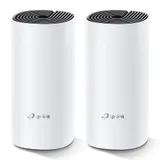 Deco M4(2-pack) AC1200 Домашняя Mesh Wi-Fi система, процессор Qualcomm, 867 Мбит/с на 5 ГГц+300 Мбит/с на 2,4 ГГц, 2 гигабитных порта, 2 встроенные антенны, MU-MIMO, Beamforming (084189)