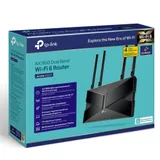 Маршрутизатор беспроводной AX1800 GbE Tp-Link Archer AX23 < Wi‑Fi 6 AX1800 Dual Band Wireless Gigabit Router, 1201 Мбит/с 5 GHz 11ax + 574Mbps 2.4GHz 11ax, cовместим со стандартами Wi-Fi 802.11a/b/g