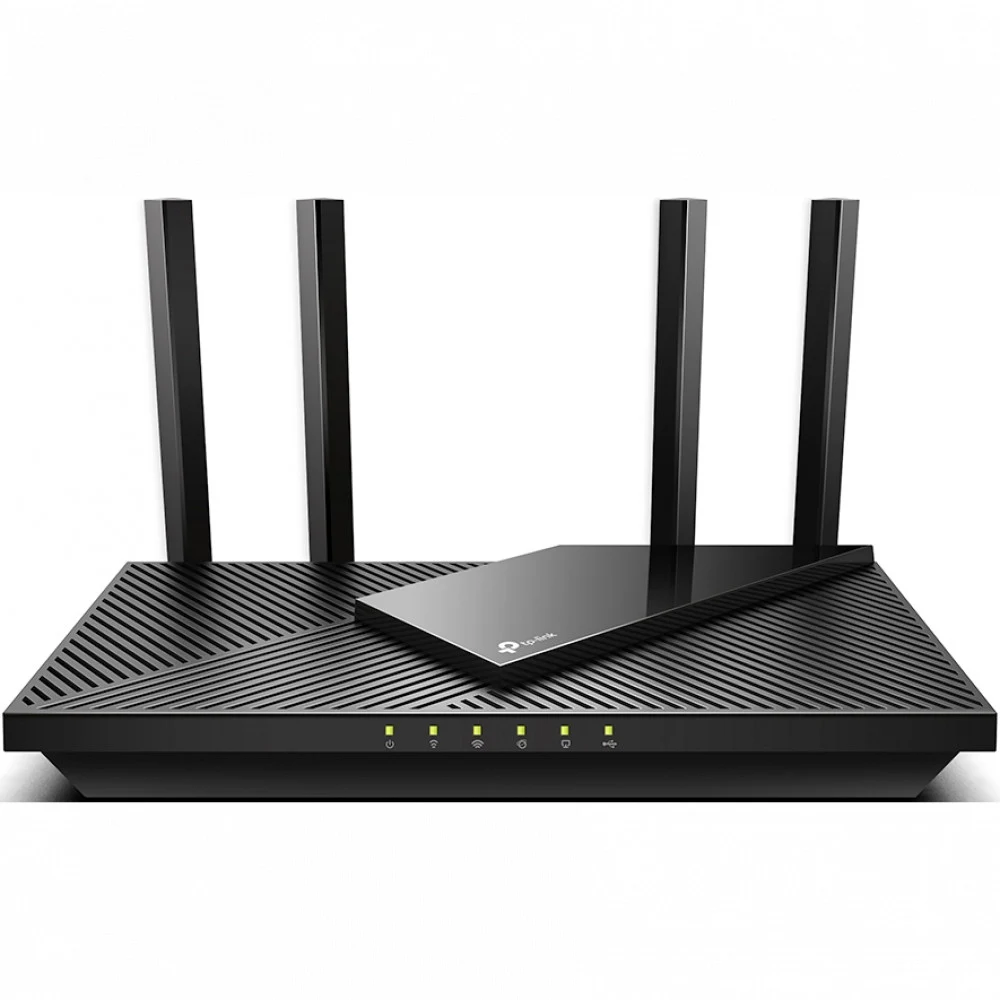 Маршрутизатор, AX3000 Dual-Band Wi-Fi 6 RouterSPEED: 574 Mbps at 2.4 GHz + 2402 Mbps at 5 GHz SPEC: 4? Antennas, 1? Gigabit WAN Port + 4? Gigabit LAN Ports, USB 3.0 Port, 1024-QAM, OFDMA, HE160FEATU