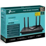 Маршрутизатор беспроводной AX3000 GbE Tp-Link Archer AX55 < Wi‑Fi 6 AX3000 Dual Band Wireless Gigabit Router, 2402 Мбит/с 5 GHz 11ax + 574Mbps 2.4GHz 11ax, cовместим со стандартами Wi-Fi 802.11a/b/g
