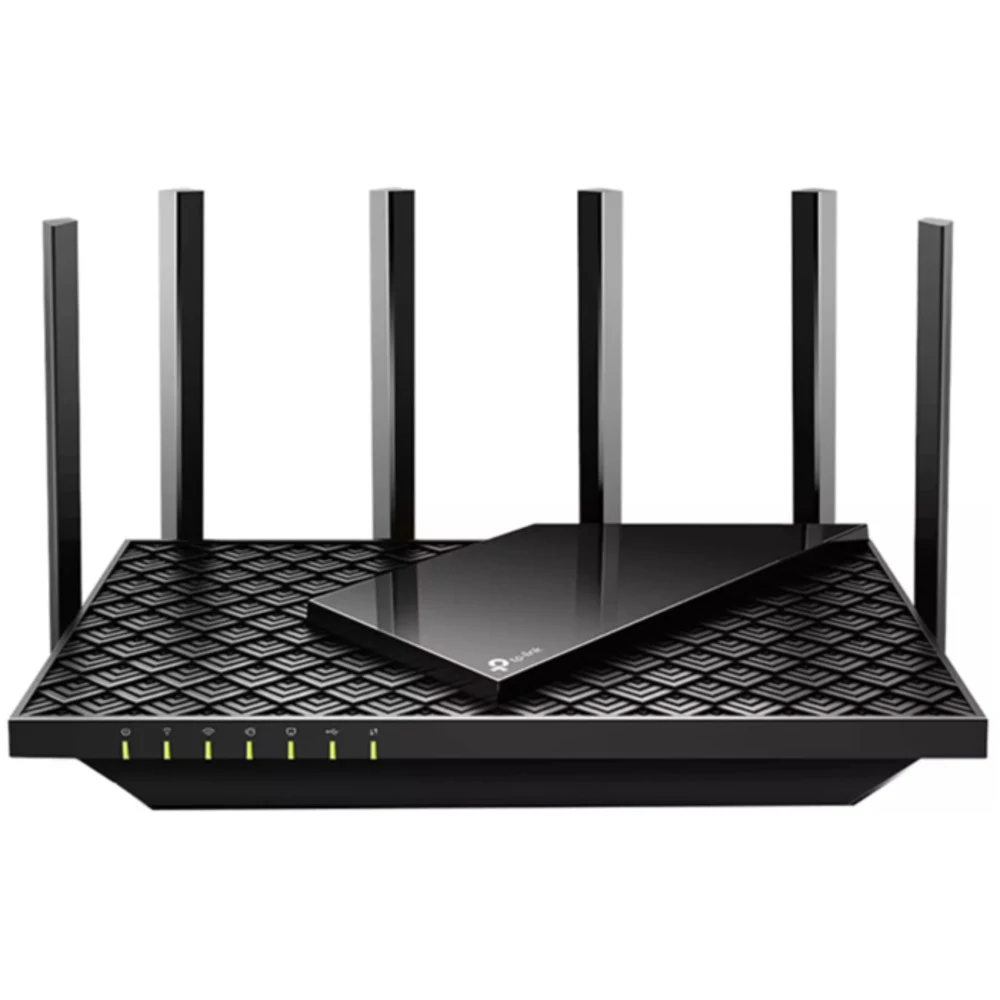 Роутер Tp-Link ARCHER AX73 двухдиапазонный гигабитный Wi‑Fi AX5400 с поддержкой Mesh /Wi-Fi 6/2.4 ГГц до 574 Мбит.с + 5 ГГц до 4804 Мбит.с/4 гигабитных порта LAN + 1 гигабитный порт WAN/технология E