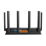 Маршрутизатор беспроводной Archer BE6500 GbE Tp-Link Archer BE400 (Двухдиапазонный беспроводной маршрутизатор Wi-Fi 7 BE6500, 688 Мбит/с для 2.4 ГГц + 5767 Мбит/с для 5 ГГц, 6 × внешних антенн, четы