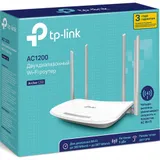 Маршрутизатор беспроводной AC1200 Tp-Link Archer C50 AC1200 Dual Band Wireless Router, 67Mbps at 5Ghz + 300Mbps at 2.4Ghz, 802.11ac/a/b/g/n, 1 WAN, 4 LAN, 4 фиксированные антенны, Beamforming, 2×2 M