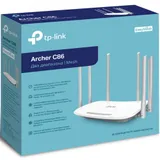 Маршрутизатор беспроводной AC1900 GbE Tp-Link Archer C86 <AC1900 MU-MIMO Dual Band Wireless Gigabit Router, 1300Mbps 5Ghz + 600Mbps 2.4Ghz, 802.11ac/a/b/g/n, 1 Gigabit WAN + 4 Gigabit LAN, Beamformi