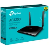 Archer MR400 AC1200 Двухдиапазонный 4G LTE Wi-Fi роутер,встроенный 4G LTE модем,поддержка LTE-FDD/LTE-TDD/DC-HSPA+/HSPA+/HSPA/UMTS,4порта 10/100Мбит/с,до 300Мбит/с на 2,4ГГц+до 867Мбит/с на 5 ГГц,по