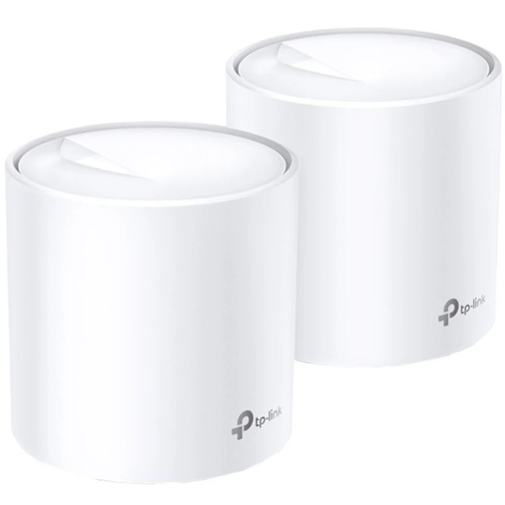 Домашняя Mesh Wi-Fi система GbE AX5400 Tp-Link Deco X60 (2 устройства) &lt Бесшовный роуминг, Wi-Fi 6, 5 ГГц: до 4804 Мбит/с (802.11ax), 2,4 ГГц: до 574 Мбит/с (802.11ax), 802.11ax/ac/a/b/g/n, 2 гиг