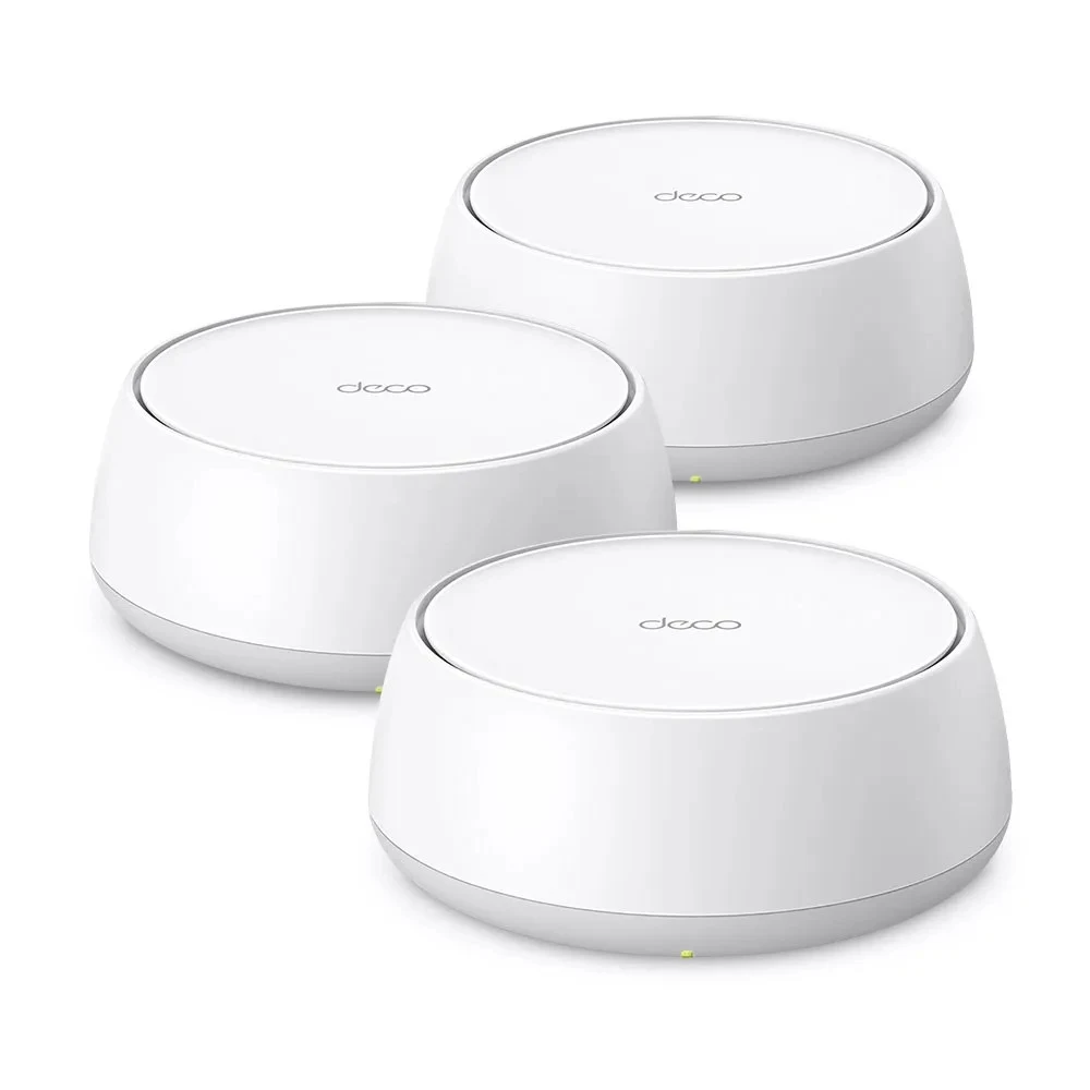 Беспроводная MESH-система Wi-Fi, TP-Link, Deco BE25(3-pack), 2,4 ГГц/5 ГГц, 802.11be/b/ax/n/ac/a/g, WI-FI 7, 3 порта 2.5 Гбит/с, 3 модуля в комплекте