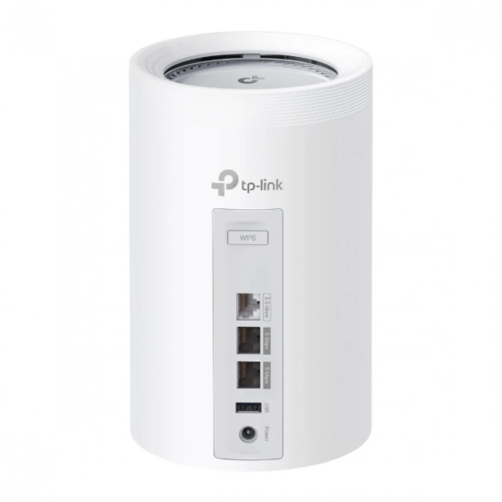Беспроводная MESH-система Wi-Fi, TP-Link, Deco BE65 Pro(2-pack), 6 ГГц/5 ГГц/2,4Ггц, 802.11be/b/ax/n/ac/a/g, WI-FI 7, 2 порта 5 Гбит/с, 2 модуля в комплекте