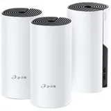 Deco E4(3-pack) AC1200 Домашняя Mesh Wi-Fi система, чипсет Qualcomm, 867 Мбит/с на 5 ГГц + 300 Мбит/с на 2,4 ГГц, поддержка стандартов 802.11ac/a/b/g/n, 2 10/100 Мбит/с порта Ethernet, 2 встроенные