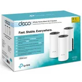 Домашняя Mesh Wi-Fi система GbE AC1200 Tp-Link Deco M4 (3 устройства) <Бесшовный роуминг, 867Mbps 5Ghz + 300Mbps 2.4Ghz, 802.11ac/a/b/g/n, 2 гигабитных порта LAN/WAN>