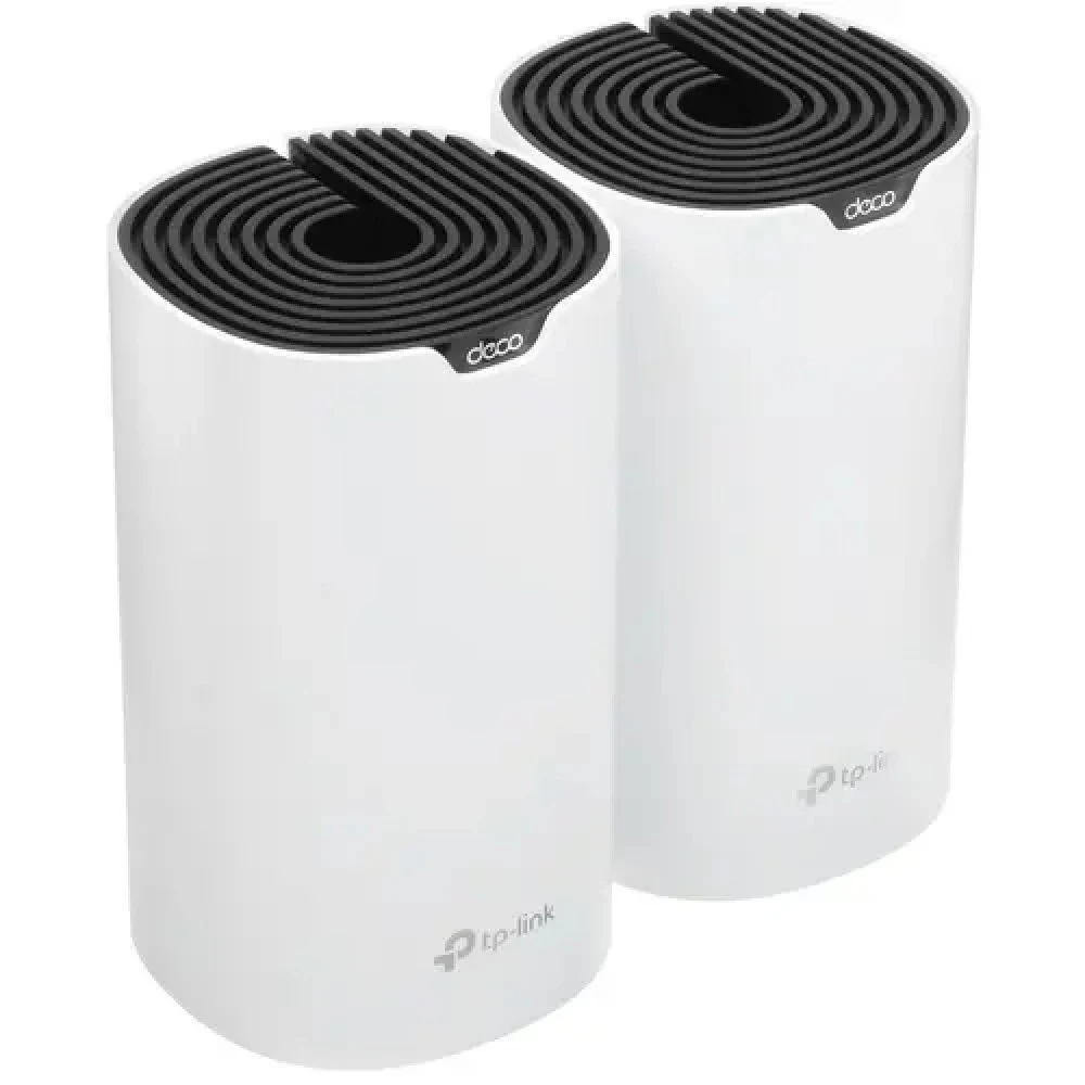 AC1900 Whole Home Mesh Wi-Fi SystemSPEED: 600 Mbps at 2.4 GHz +1300 Mbps at 5 GHzSEPC: 3× Internal Antennas, 3× Gigabit Ports (WAN/LAN auto-sensing)FEATURE: Deco App, Router/AP Mode, IPv6, IPTV, Par