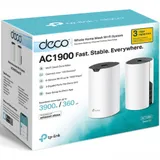Домашняя Mesh Wi-Fi система GbE AC1900 Tp-Link Deco S7 (2 устройства) <Бесшовный роуминг, 1300Mbps 5Ghz + 600Mbps 2.4Ghz, 802.11ac/a/b/g/n, 3 гигабитных порта LAN/WAN, 3×3 MU-MIMO, Beamforming, 3 ан