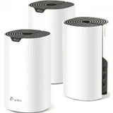 Домашняя Mesh Wi-Fi система GbE AC1900 Tp-Link Deco S7 (3 устройства) Бесшовный роуминг, 1300Mbps 5Ghz + 600Mbps 2.4Ghz, 802.11ac/a/b/g/n, 3 гигабитных порта LAN/WAN, 3×3 MU-MIMO, Beamforming, 3 ант