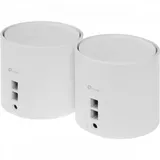 Домашняя Mesh Wi-Fi система GbE AX1500 Tp-Link Deco X10 (2 устройства) Бесшовный роуминг, Wi-Fi 6, 5 ГГц: до 1201 Мбит/с (802.11ax), 2,4 ГГц: до 300 Мбит/с (802.11ax), 802.11ax/ac/a/b/g/n, 2 гигабит