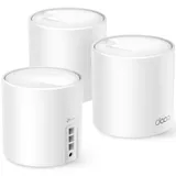 Домашняя Mesh Wi-Fi система GbE AX3000 Tp-Link Deco X50 (3 устройства) Бесшовный роуминг, Wi-Fi 6, 5 ГГц: до 2402 Мбит/с (802.11ax), 2,4 ГГц: до 574 Мбит/с (802.11ax), 802.11ax/ac/a/b/g/n, 3 гигабит
