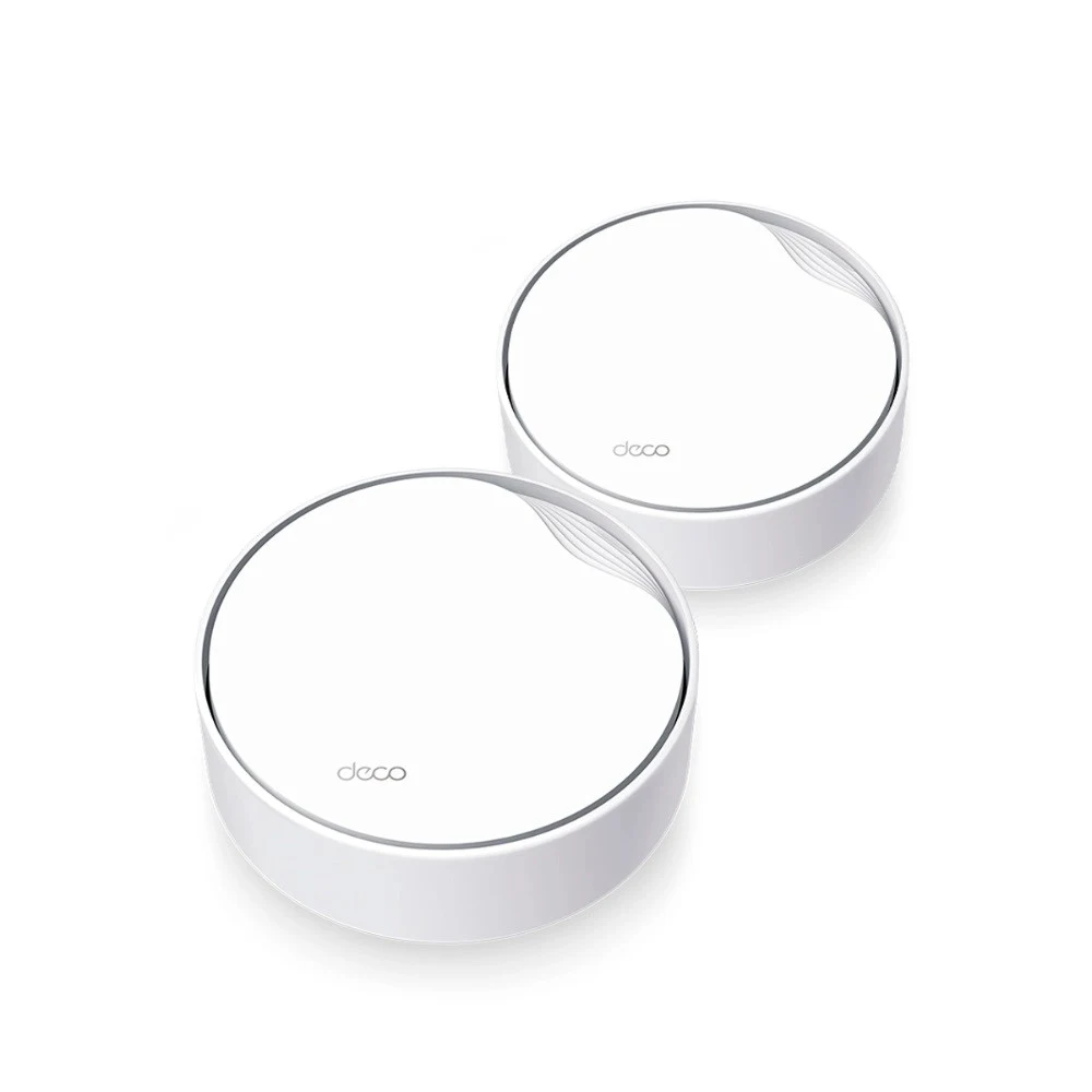 TP-Link Deco X50-PoE(2-pack) Домашняя Mesh Wi-Fi 6 система AX3000, до 574 Мбит/с на 2,4 ГГц + до 2402 Мбит/с на 5 ГГц