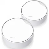 PoE Mesh Wi-Fi система GbE для помещений AX3000 Tp-Link Deco X50-PoE(2-pack) PoE 802.3at, Бесшовный роуминг, Wi-Fi 6, 5 ГГц: до 2402 Мбит/с (802.11ax), 2,4 ГГц: до 574 Мбит/с (802.11ax), 802.11ax/ac