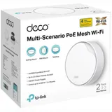 PoE Mesh Wi-Fi система GbE для помещений AX3000 Tp-Link Deco X50-PoE(2-pack) PoE 802.3at, Бесшовный роуминг, Wi-Fi 6, 5 ГГц: до 2402 Мбит/с (802.11ax), 2,4 ГГц: до 574 Мбит/с (802.11ax), 802.11ax/ac