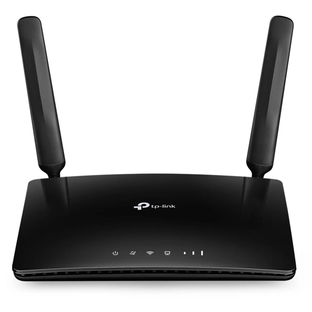 Маршрутизатор TP-LINK TL-MR150 N300 4G LTE Wi-Fi роутер, встроенный 4G/3G-модем, совместимый со стандартами (FDD/TDD)/DC-HSPA+/HSPA+/HSPA/UMTS, 3 порта LAN 10/100 Мбит/с и 1 порт LAN/WAN 10/100 Мбит