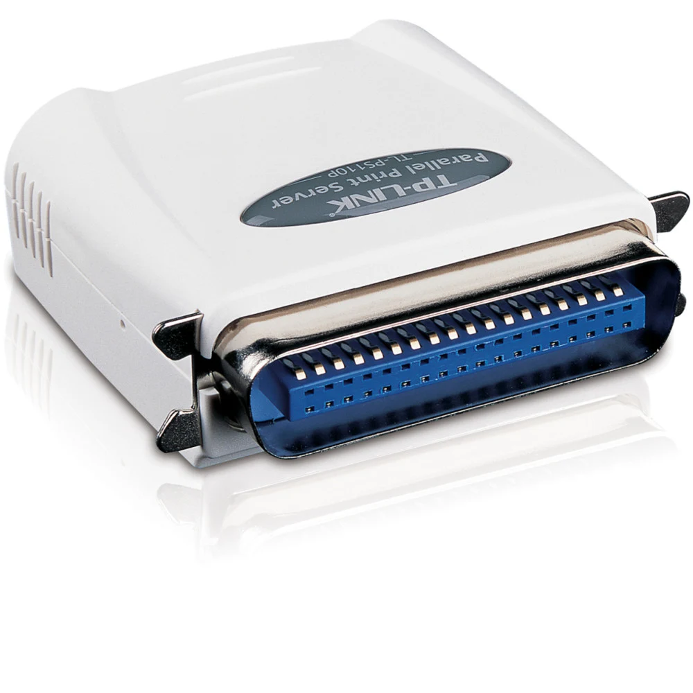 Принт-сервер TP-LINK TL-PS110P Принт-сервер с 1 параллельным портом и 1 портом Fast Ethernet