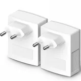 Сетевой адаптер Powerline Tp-Link TL-PA4010KIT(EU) AV500 Nano Starter Kit, до 500Mbps, HomePlug AV, Ethernet Port 10/100Mbps