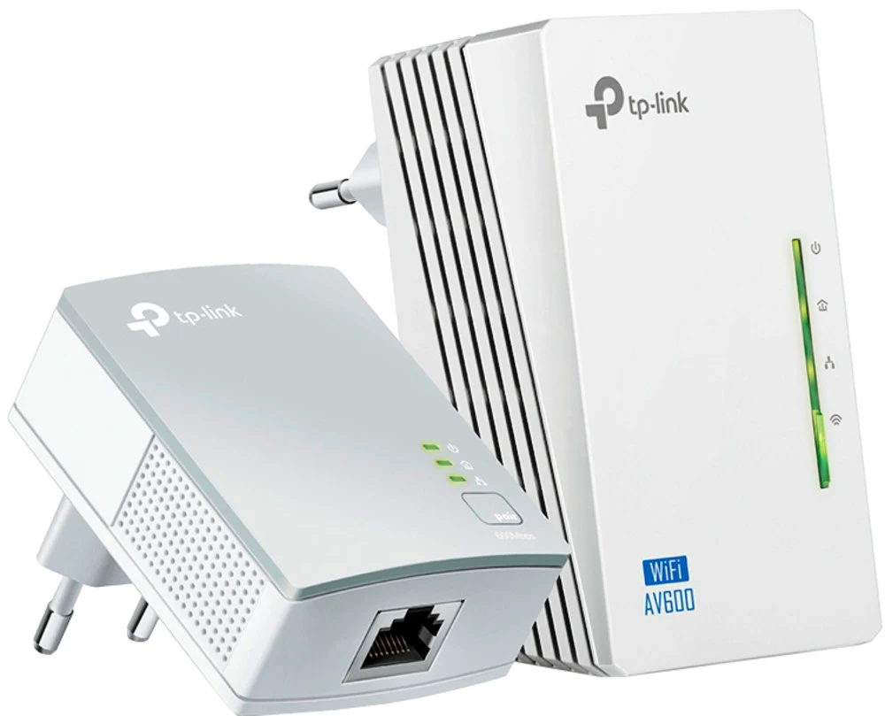 Сетевой адаптер Powerline AV500 Tp-Link TL-WPA4220 KIT &lt AV500 Powerline Extender Twin Pack, 500Mbps HomePlug AV, Ethernet Port 10/100Mbps, Wireless 802.11b/g/n 300Mbps&gt