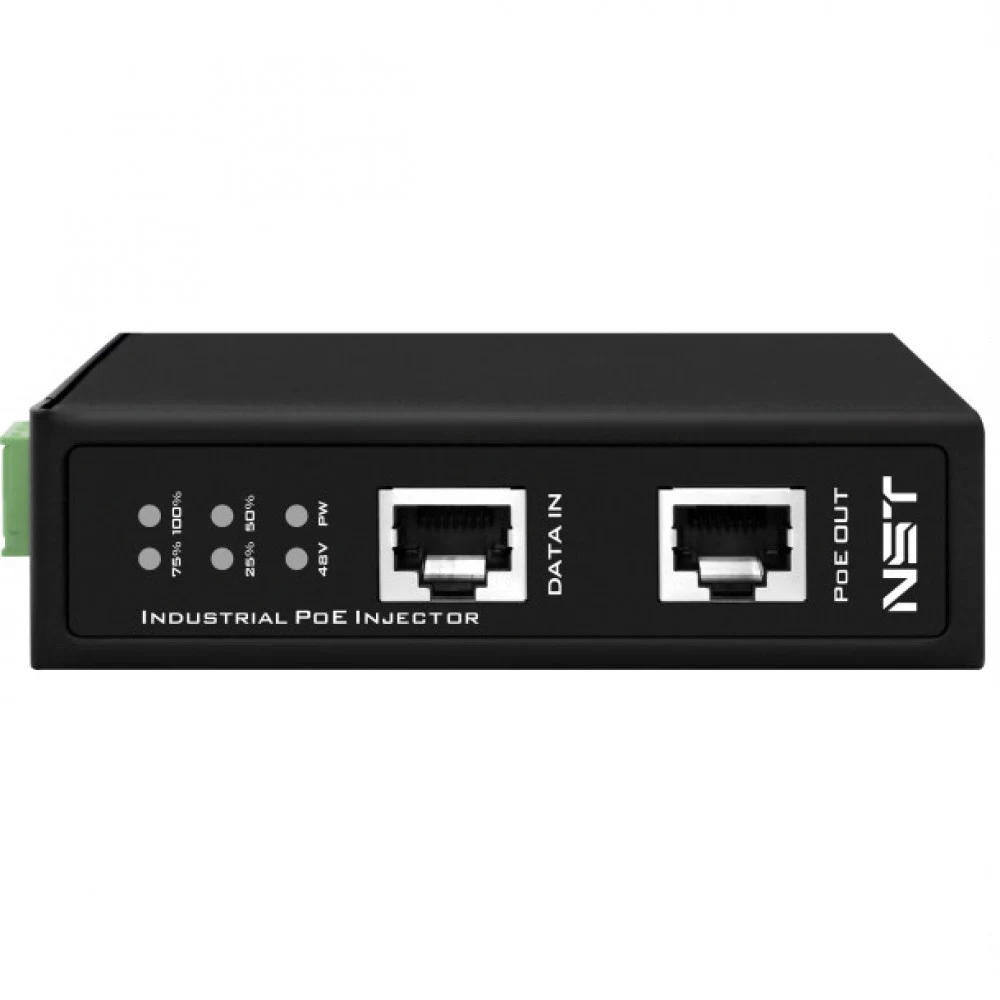 PoE-инжектор/ PoE-инжектор 90W Gigabit Ethernet на 1 порт. Соответствует стандартам PoE IEEE 802.3af/at/bt. Автоматическое определение PoE устройств. Мощность PoE на порт - до 90W. Вх. 1 x RJ45(10/1