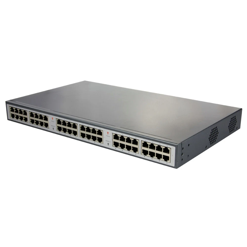 Инжектор PoE 24-портовый ONV PSE31024 &lt Вход 24 порта 10/100Mbps, Выход 24 порта 10/100Mbps PoE 802.3af (15.4W на порт), бюджет мощности PoE 380W&gt