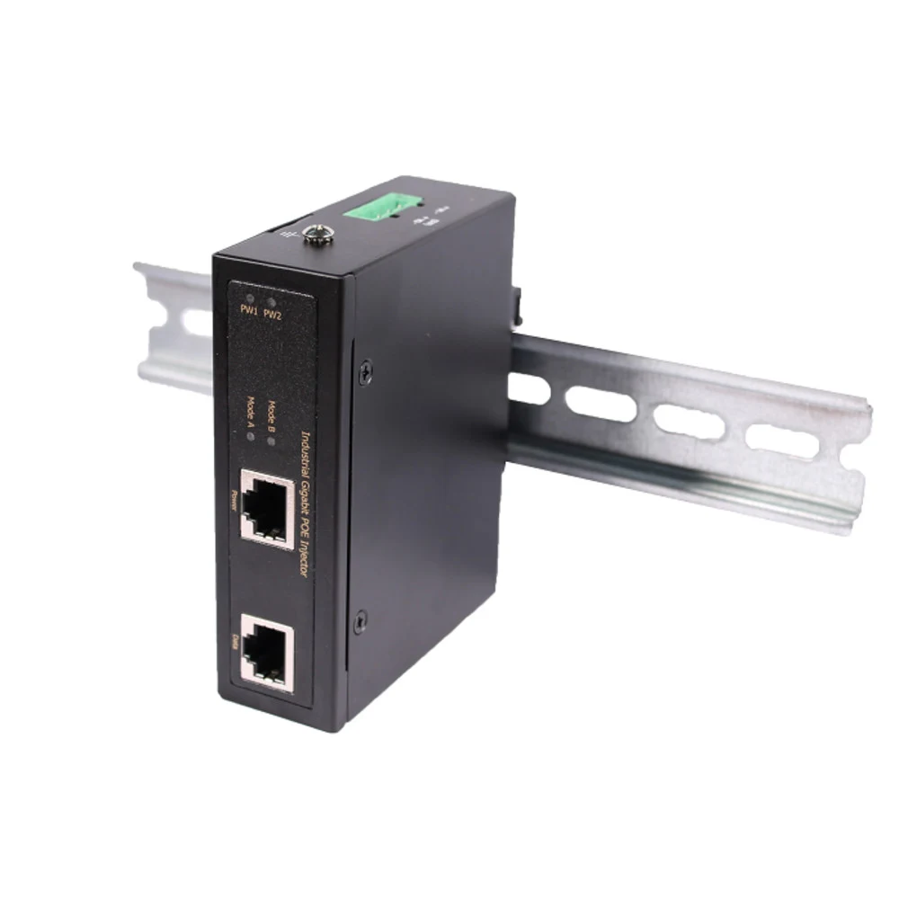 PoE-инжектор OSNOVO Midspan-1/303G Промышленный PoE-инжектор Gigabit Ethernet на 30W. Соответствует стандартам PoE IEEE 802.3af/at. Автоматическое определение PoE устройств. Мощность PoE - до 30W. П