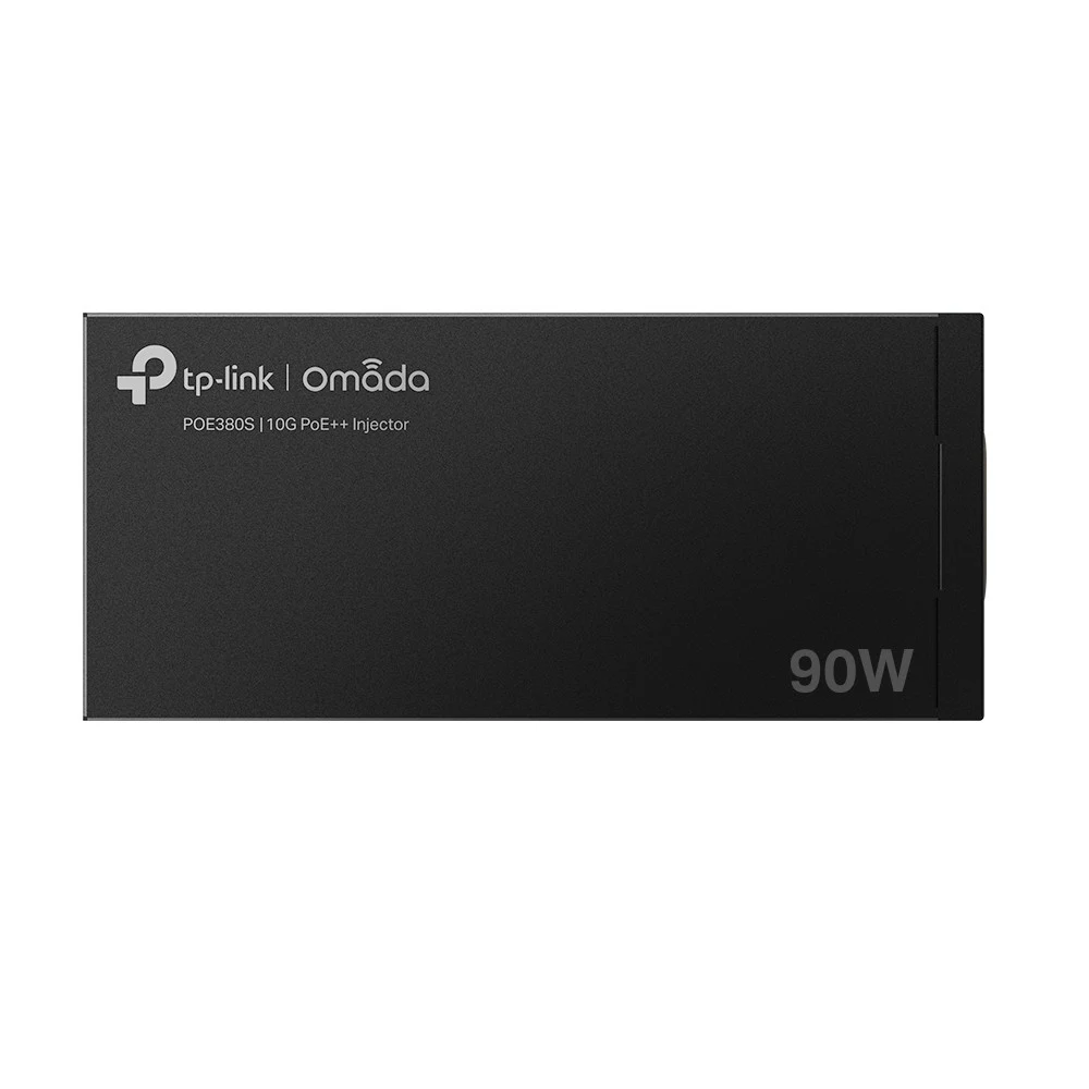 Инжектор PoE++ GbE Tp-Link POE380S &lt 1 порт 10/100/1000 Мбит/с (разъём RJ45), IEEE802.3af/at/bt 90W передача до 100 м., пластиковый корпус&gt