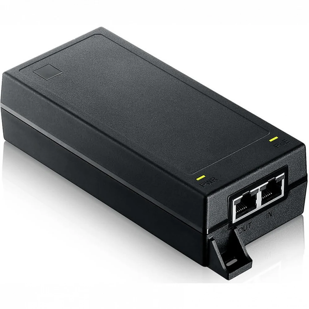 Инжектор PoE Мультигигабитный PoE инжектор Zyxel PoE12-60W, 802.3af/at/bt (60 Вт), 2xRJ-45: 1/2.5/5G