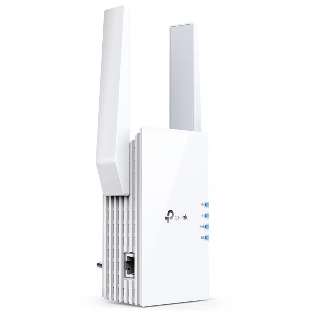 Повторитель беспроводной AX1500 Tp-Link RE505X &lt Wi-Fi 6 AX1500 усилитель Wi-Fi сигнала с поддержкой OneMesh™, GbE LAN порт, 300 Mbps 2,4 GHz + 1201 Mbps 5 GHz, 802.11b/g/n/ac, OFDMA, MU-MIMO, Bea