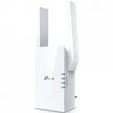 TP-Link RE605X AX1800 Wi-Fi 6 Range Extender,574 Mbps at 2.4 GHz + 1201 Mbps at 5 GHz,2 × External Antennas, 1 × Gigabit Port, Broadcom 1.5GHz Quad-Core CPU,Wall Plugged,Tether App,WPS,Intelligent S