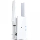 TP-Link RE605X AX1800 Wi-Fi 6 Range Extender,574 Mbps at 2.4 GHz + 1201 Mbps at 5 GHz,2 × External Antennas, 1 × Gigabit Port, Broadcom 1.5GHz Quad-Core CPU,Wall Plugged,Tether App,WPS,Intelligent S