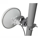 MikroTik Wireless Wire nRAY (Pair of preconfigured LHGG-60ad devices for 60Ghz link (60GHz antenna, 802.11ad wireless, two core 1.2GHz CPU, 256MB RAM, 1x Gigabit LAN, RouterOS L3, POE, PSU) for 1Gbp