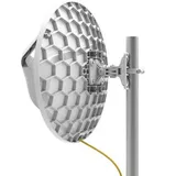 Радиомост MikroTik LHG 60G (60GHz antenna, 802.11ad wireless, four core 716MHz CPU, 256MB RAM, 1x Gigabit LAN, RouterOS L3, POE, PSU) for use as CPE in Point -to-Multipoint setups for connections up